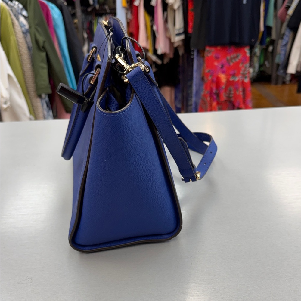 Michael Kors Royal Blue Satchel - Picture 4 of 7